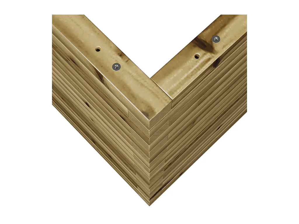 Jardinière bac lit surélevé bois marron 50 x 50 x 68.5 cm 02_0037668