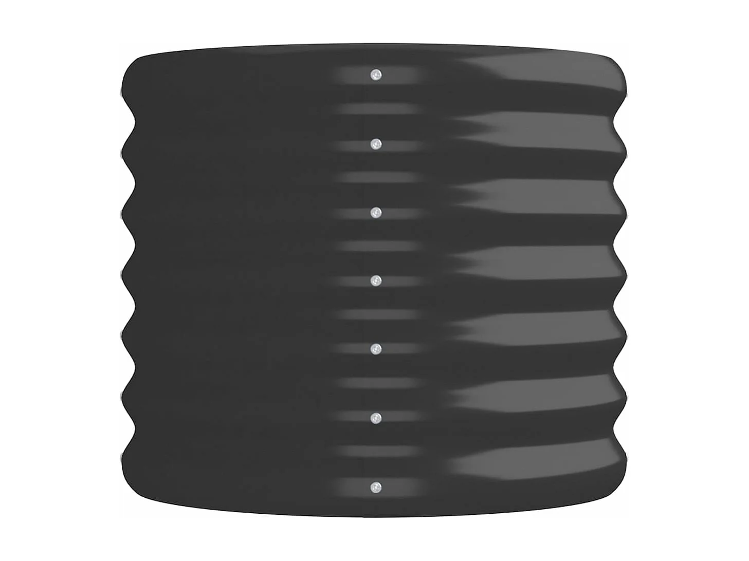 Macetero bancal elevado plantas flores terraza jardín jardín acero con recubrimiento en polvo antracita 02_0039500