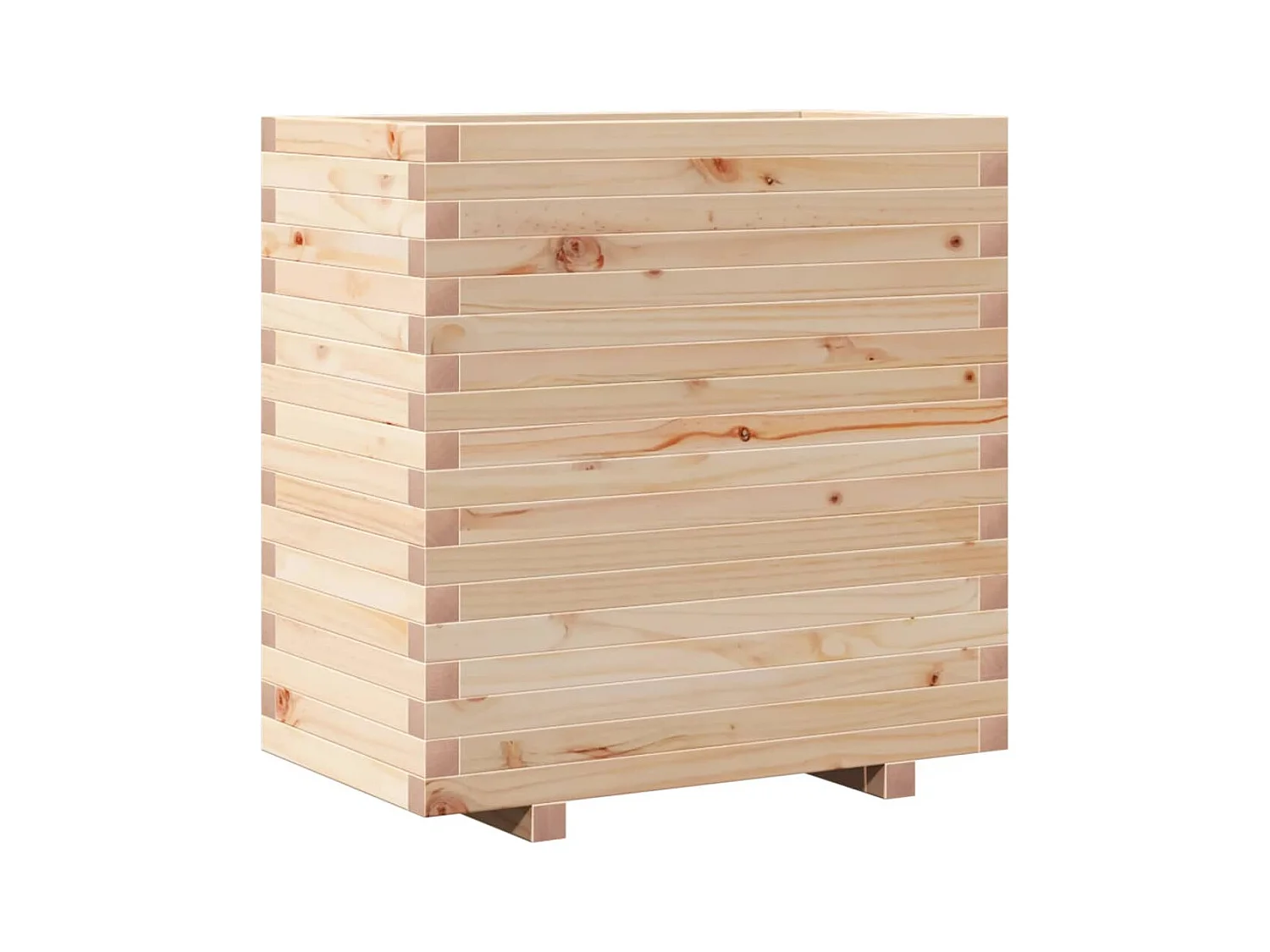 Jardinière bac lit surélevé bois marron 70 x 40 x 72 cm 02_0037798