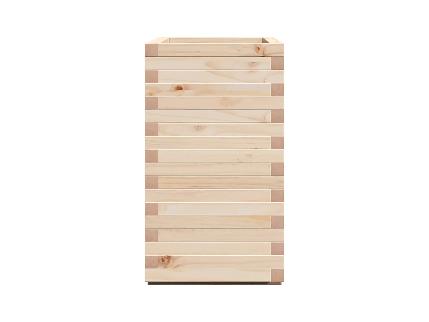 Jardinière bac lit surélevé bois marron 70 x 40 x 72 cm 02_0037798