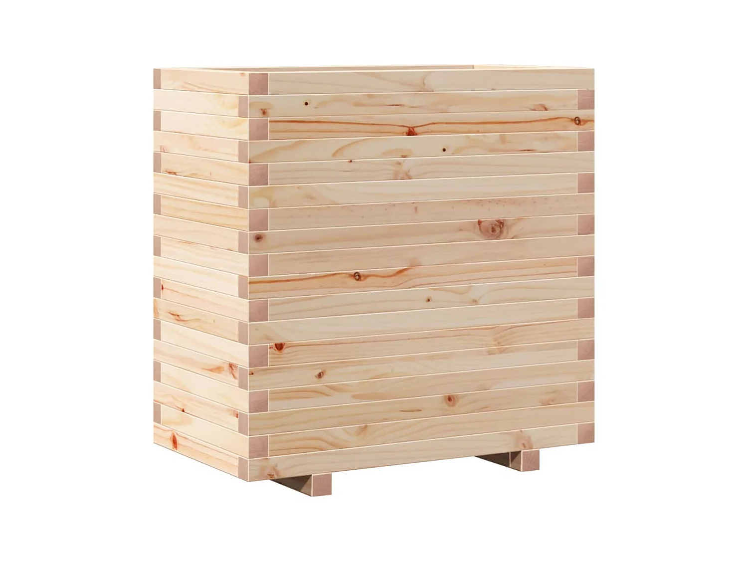 Jardinière bac lit surélevé bois marron 70 x 40 x 72 cm 02_0037798