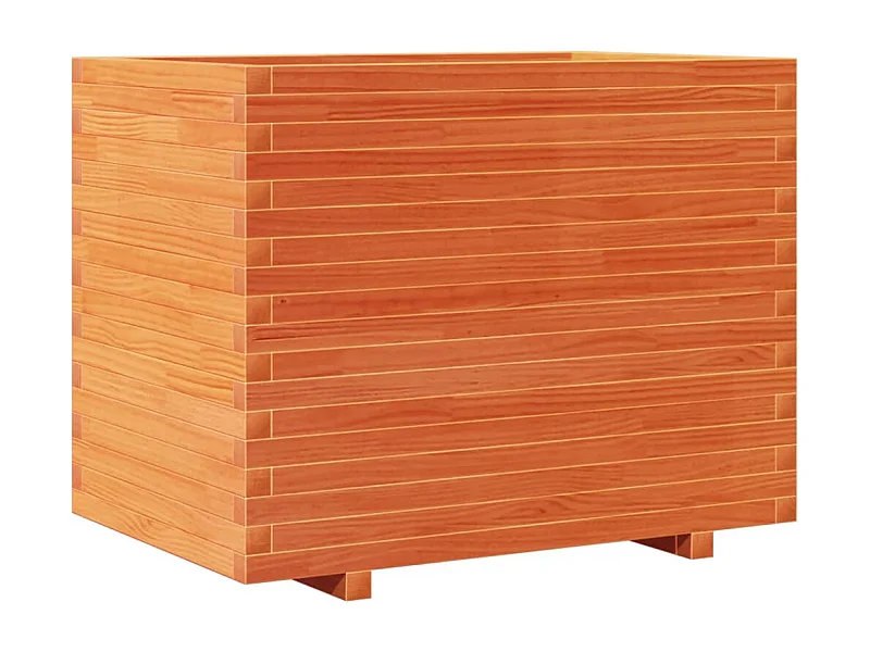 Jardinière bac lit surélevé bois marron 90 x 60 x 72 cm 02_0038525