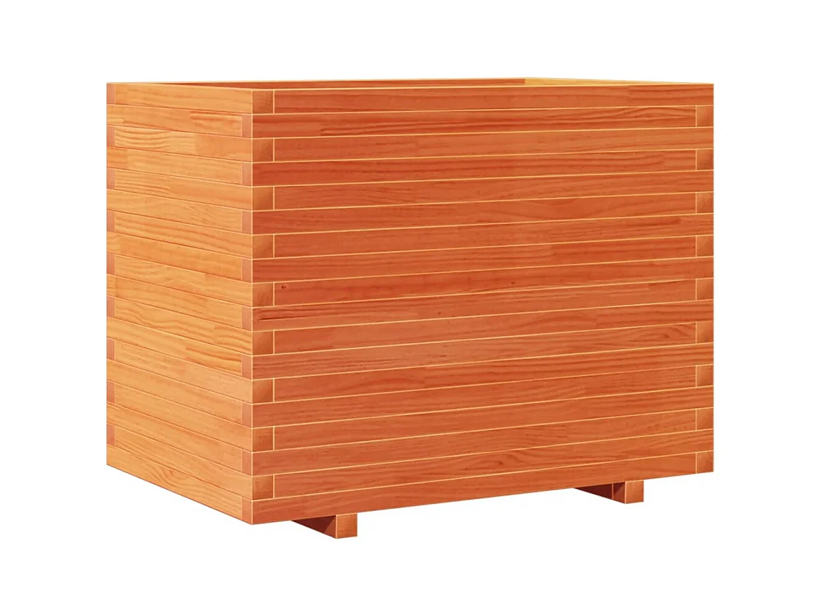 Jardinière bac lit surélevé bois marron 90 x 60 x 72 cm 02_0038525