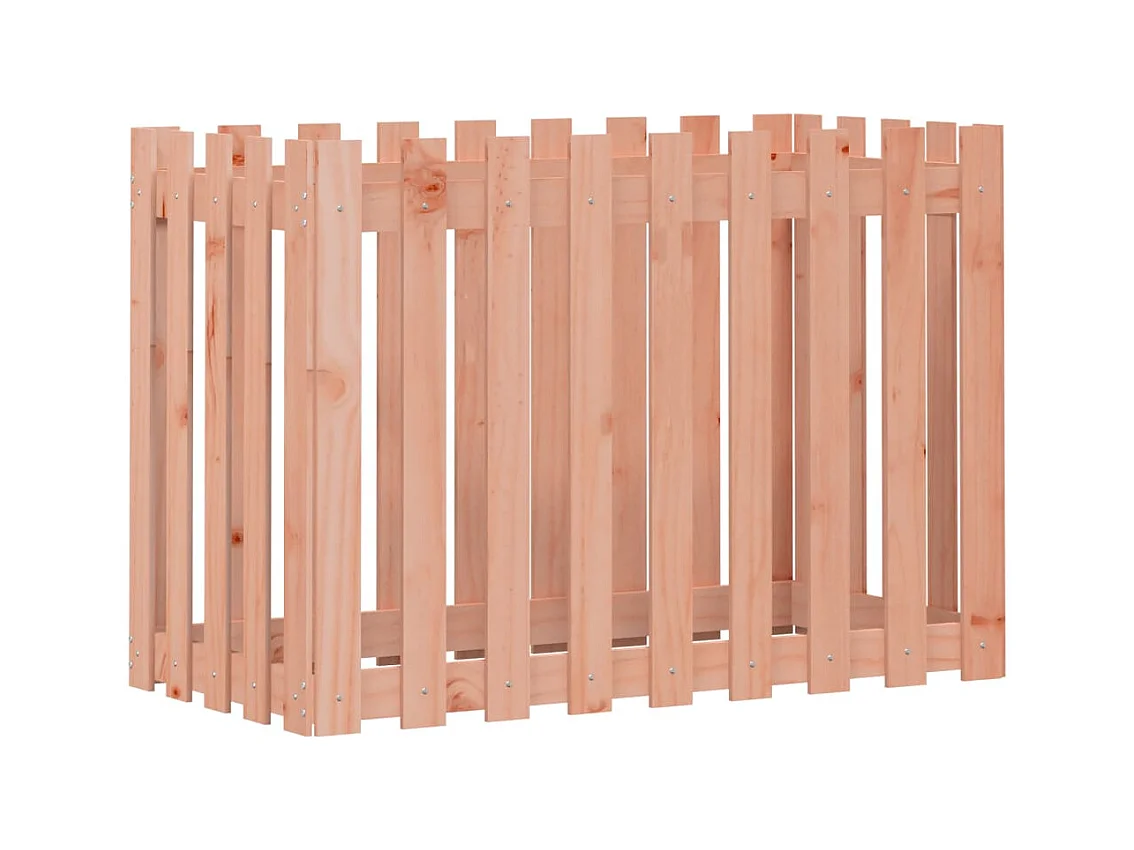 Jardinière bac lit surélevé bois marron 100 x 50 x 70 cm 02_0039823