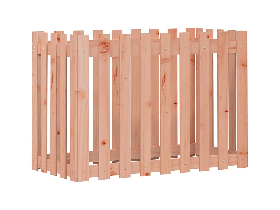 Jardinière bac lit surélevé bois marron 100 x 50 x 70 cm 02_0039823