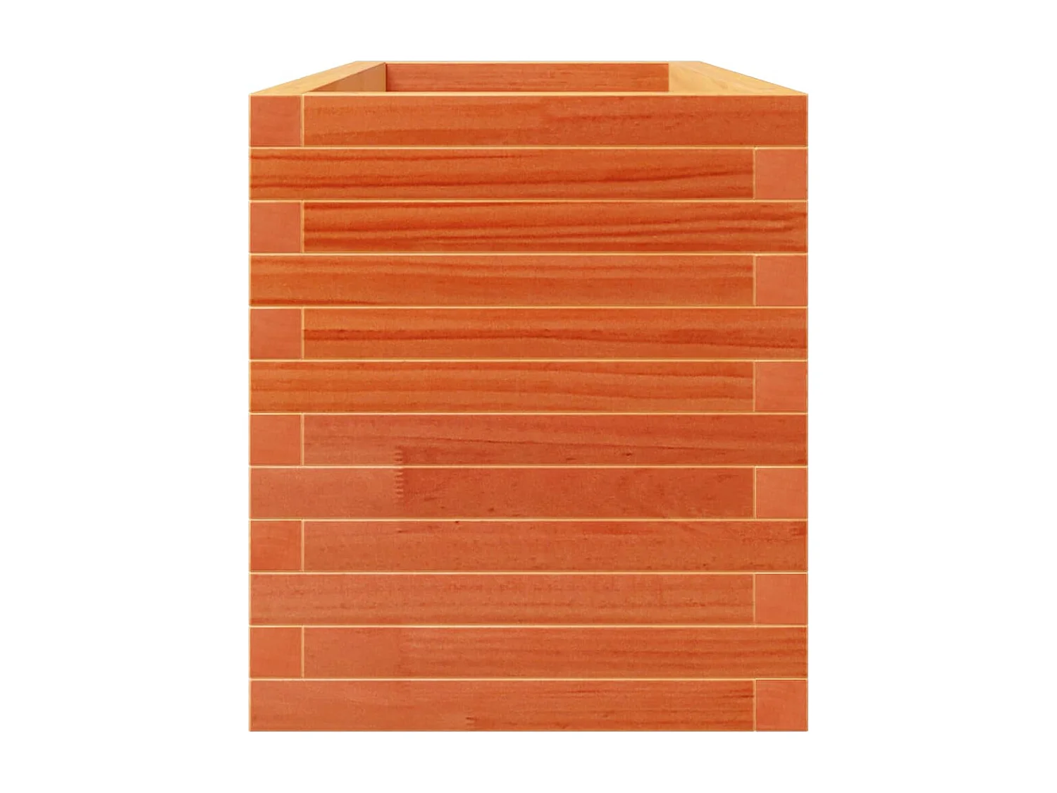 Jardinière bac lit surélevé bois marron 110 x 40 x 49.5 cm 02_0038434