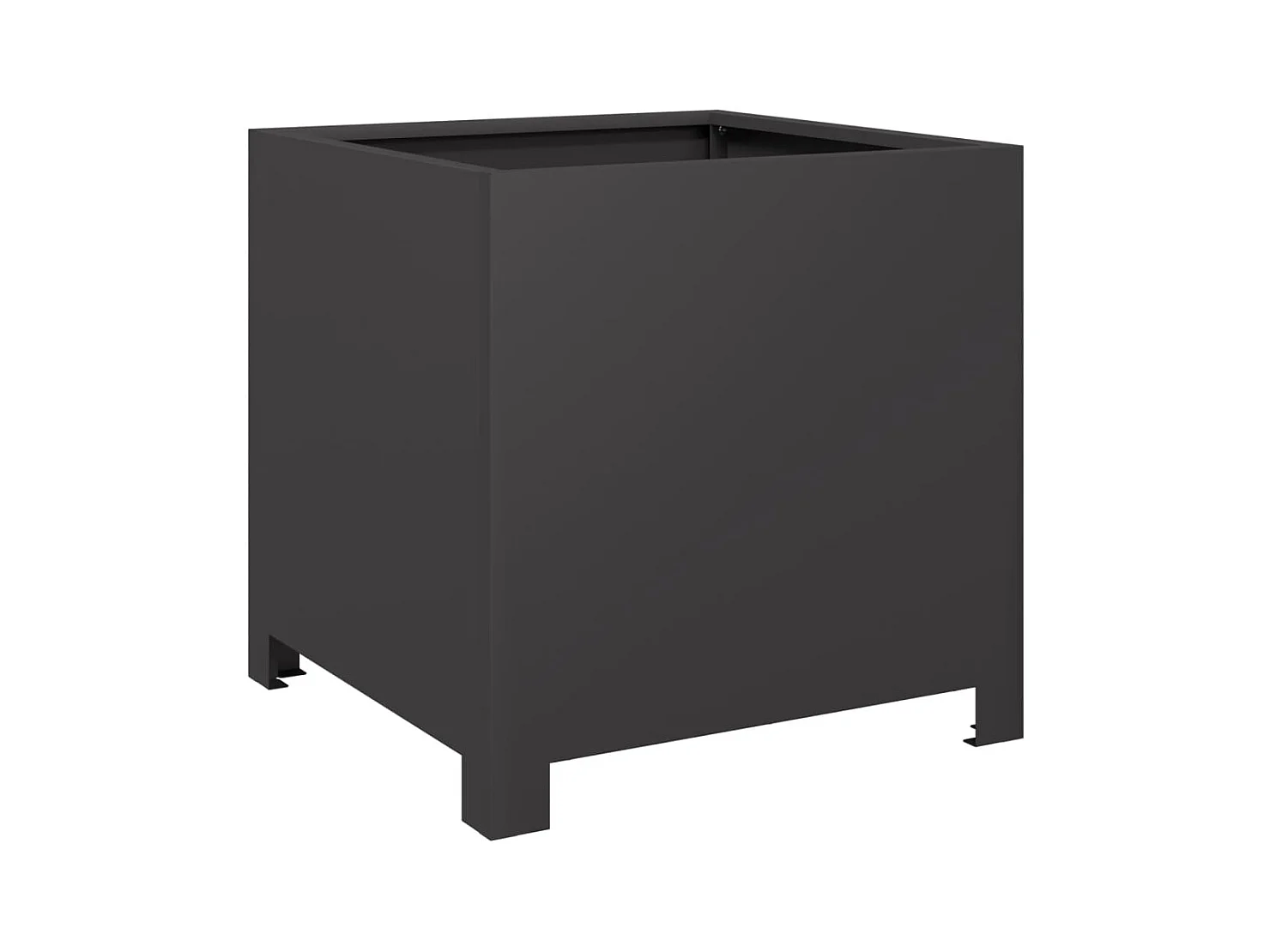 Jardinière bac lit surélevé noire 40 x 40 x 40 cm 02_0037542