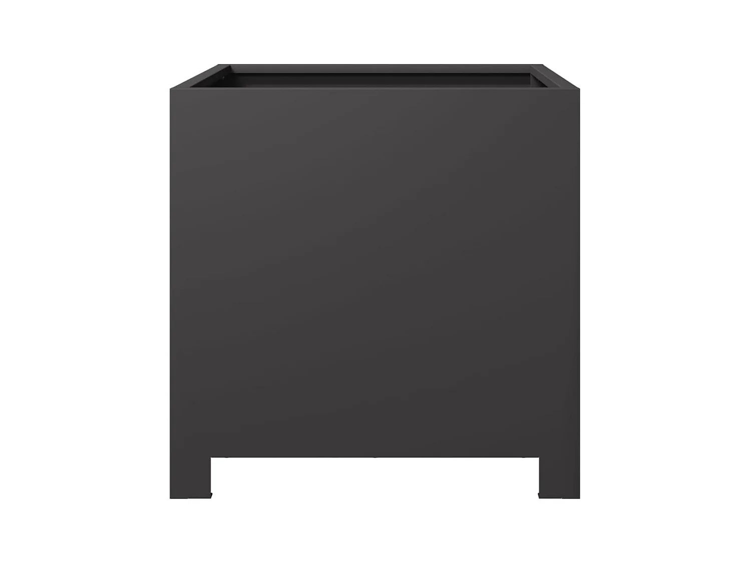 Jardinière bac lit surélevé noire 40 x 40 x 40 cm 02_0037542