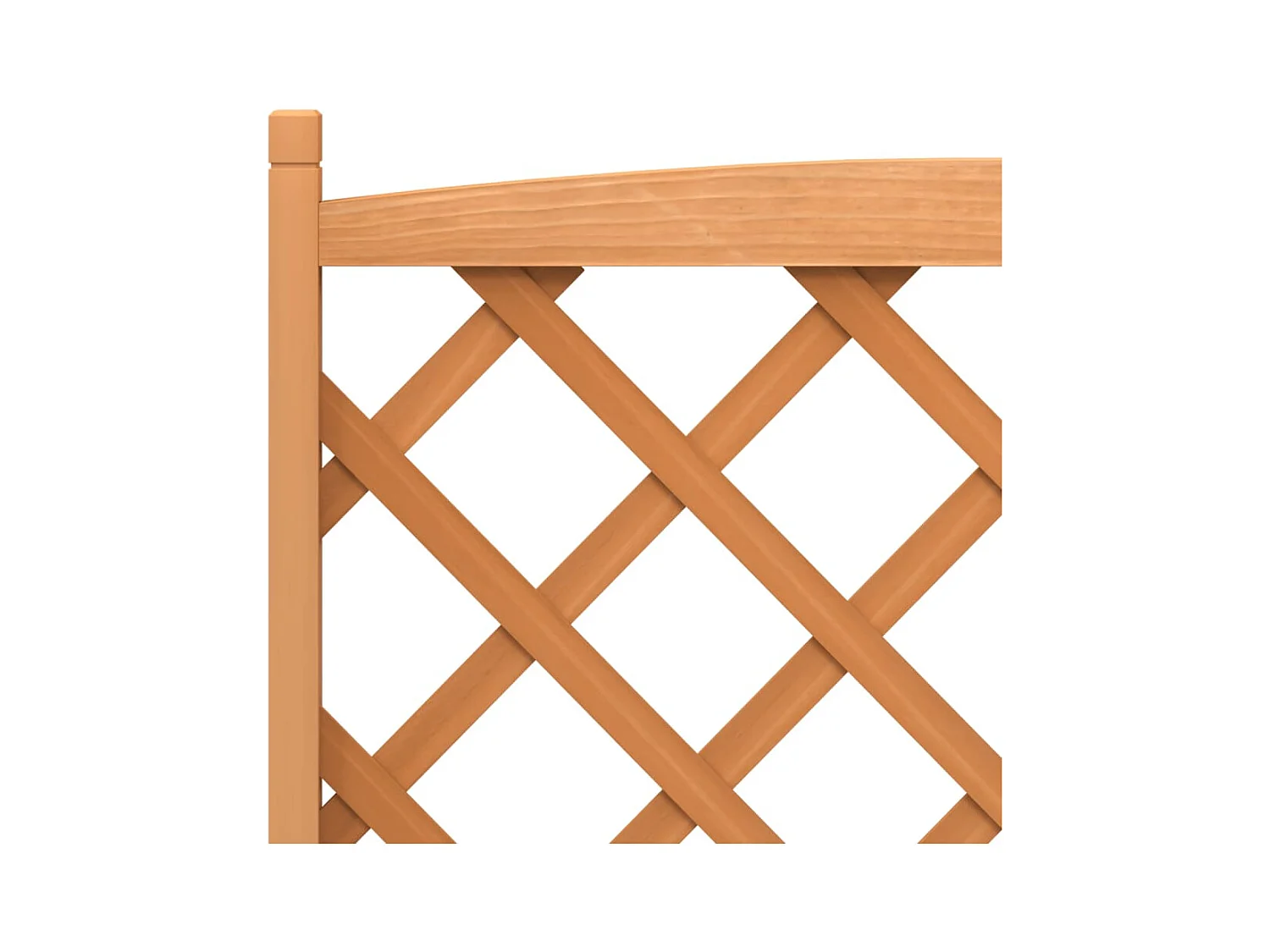 Jardinière bac lit surélevé bois marron 90 x 35 x 180 cm 02_0038328