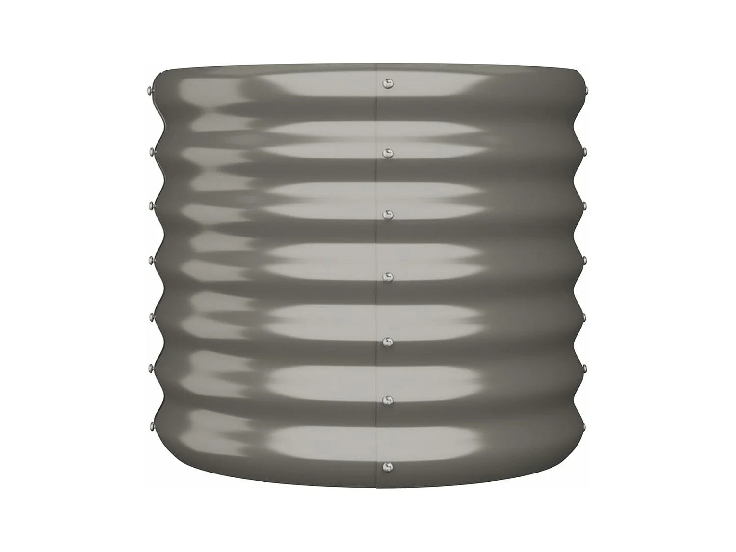 Jardinière bac lit surélevé grise 40 x 40 x 36 cm 02_0038569