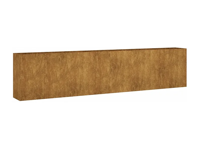 Jardinière bac lit surélevé marron 360 x 40 x 80 cm 02_0039439