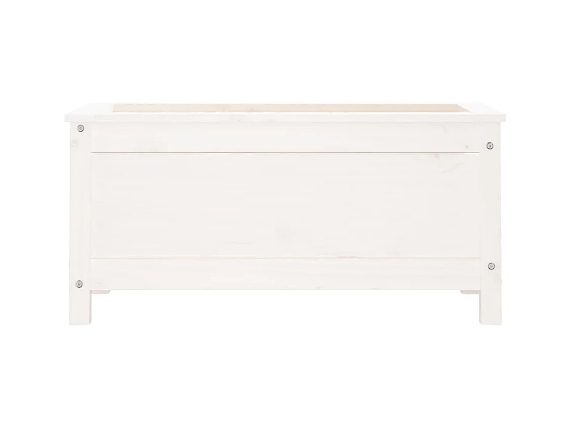 Jardinière bac lit surélevé bois blanche 82.5 x 40 x 39 cm 02_0037932