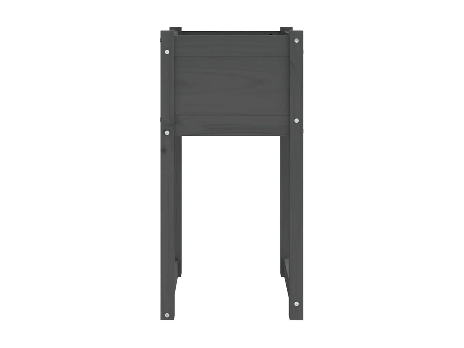 Jardinière bac lit surélevé bois marron 40 x 40 x 81 cm 02_0037591