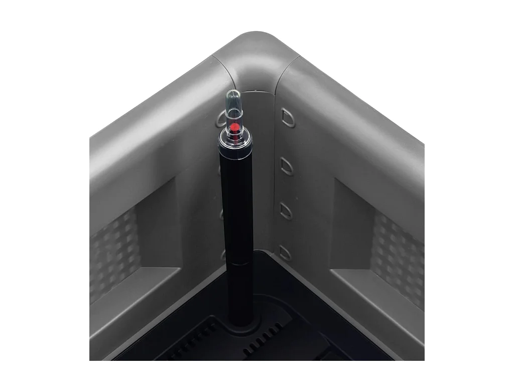 Jardinière bac lit surélevé grise 43 x 43 x 33 cm 02_0039770