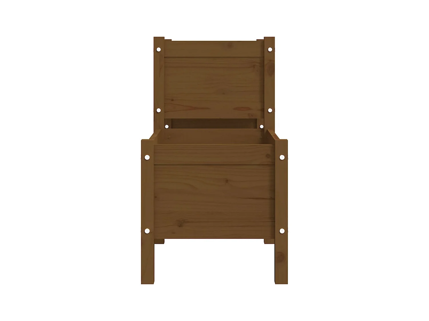 Jardinière bac lit surélevé bois marron 178.5 x 44 x 75 cm 02_0037467