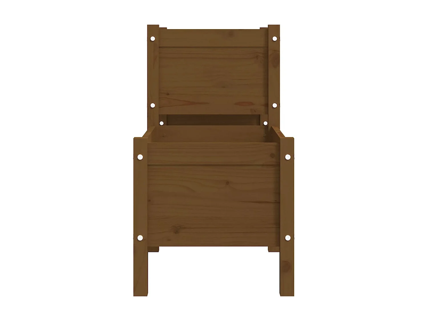 Vassoio per fioriera aiuola rialzata piante fiori terrazza giardino 178,5 x 44 x 75 cm legno massello di pino marrone 02_0037467