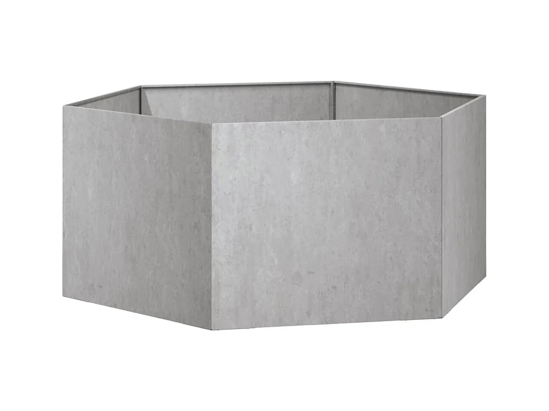 Plantador bandeja elevada plantas flores terraço jardim Enferrujado 90 x 90 x 45 cm aço corten marrom 02_0038723