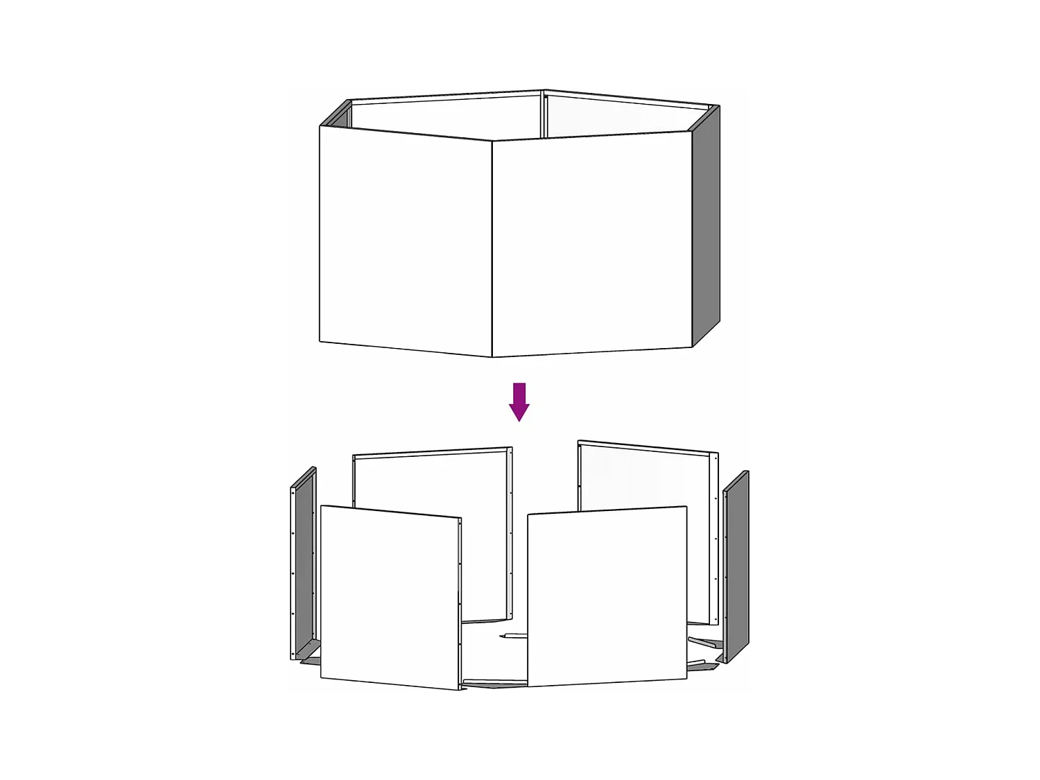 Plantador bandeja elevada plantas flores terraço jardim Enferrujado 90 x 90 x 45 cm aço corten marrom 02_0038723