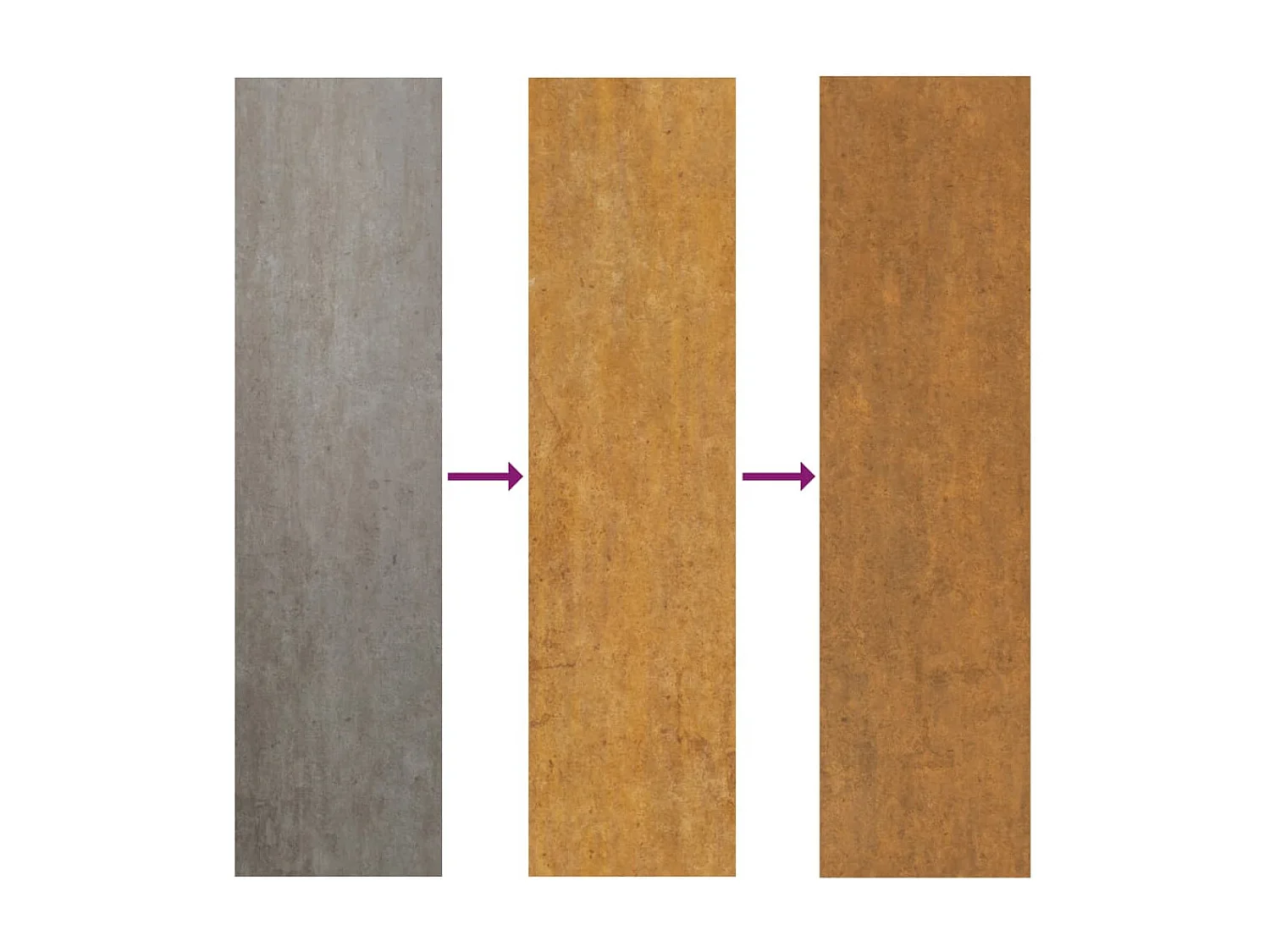 Jardineira canteiro elevado plantas flores terraço jardim 200 x 80 x 40 cm aço corten castanho 02_0039404