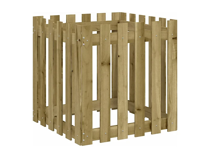 Jardinière bac lit surélevé marron 60 x 60 x 60 cm 02_0038107