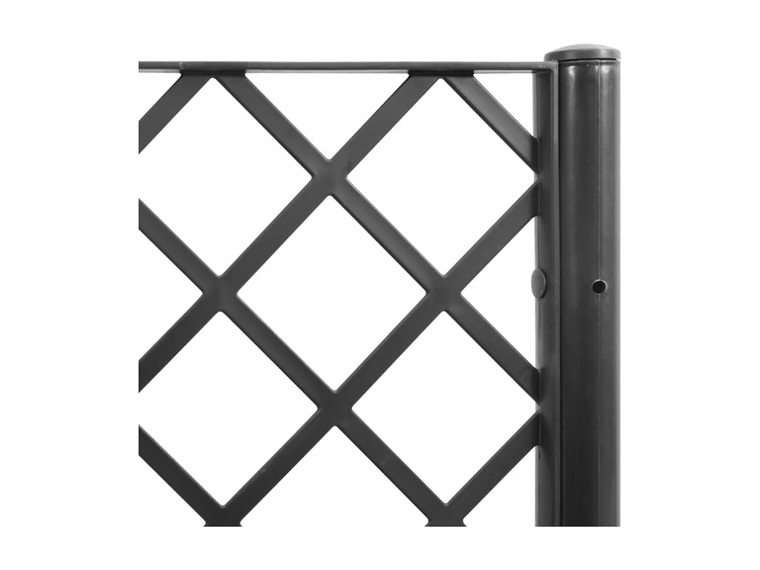 Jardinière bac lit surélevé noire 80 x 40 x 142 cm 02_0038312