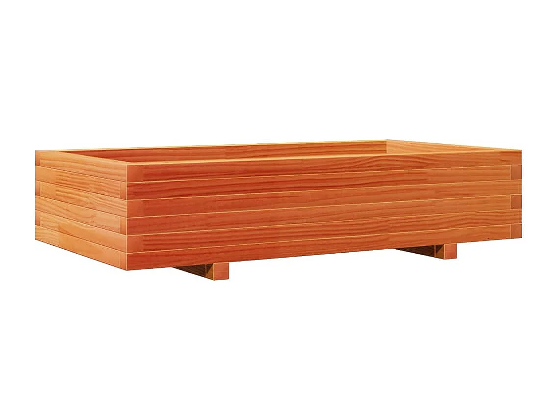 Jardinière bac lit surélevé bois marron 110 x 60 x 45438 cm 02_0038439