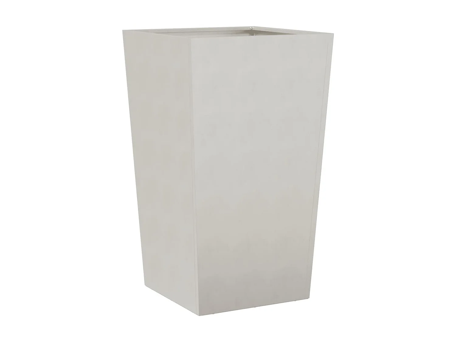 Vaso per fioriera aiuola rialzata piante fiori giardino terrazze set da 2 45 x 45 x 75 cm acciaio inox grigio chiaro 02_0038983