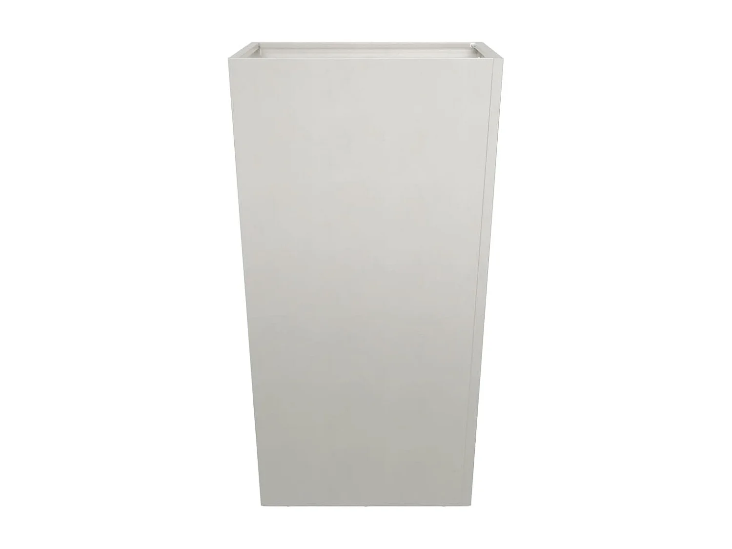 Vaso per fioriera aiuola rialzata piante fiori giardino terrazze set da 2 45 x 45 x 75 cm acciaio inox grigio chiaro 02_0038983