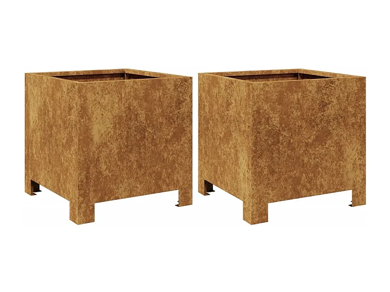 Jardinière bac lit surélevé marron 30 x 30 x 30 cm 02_0038918