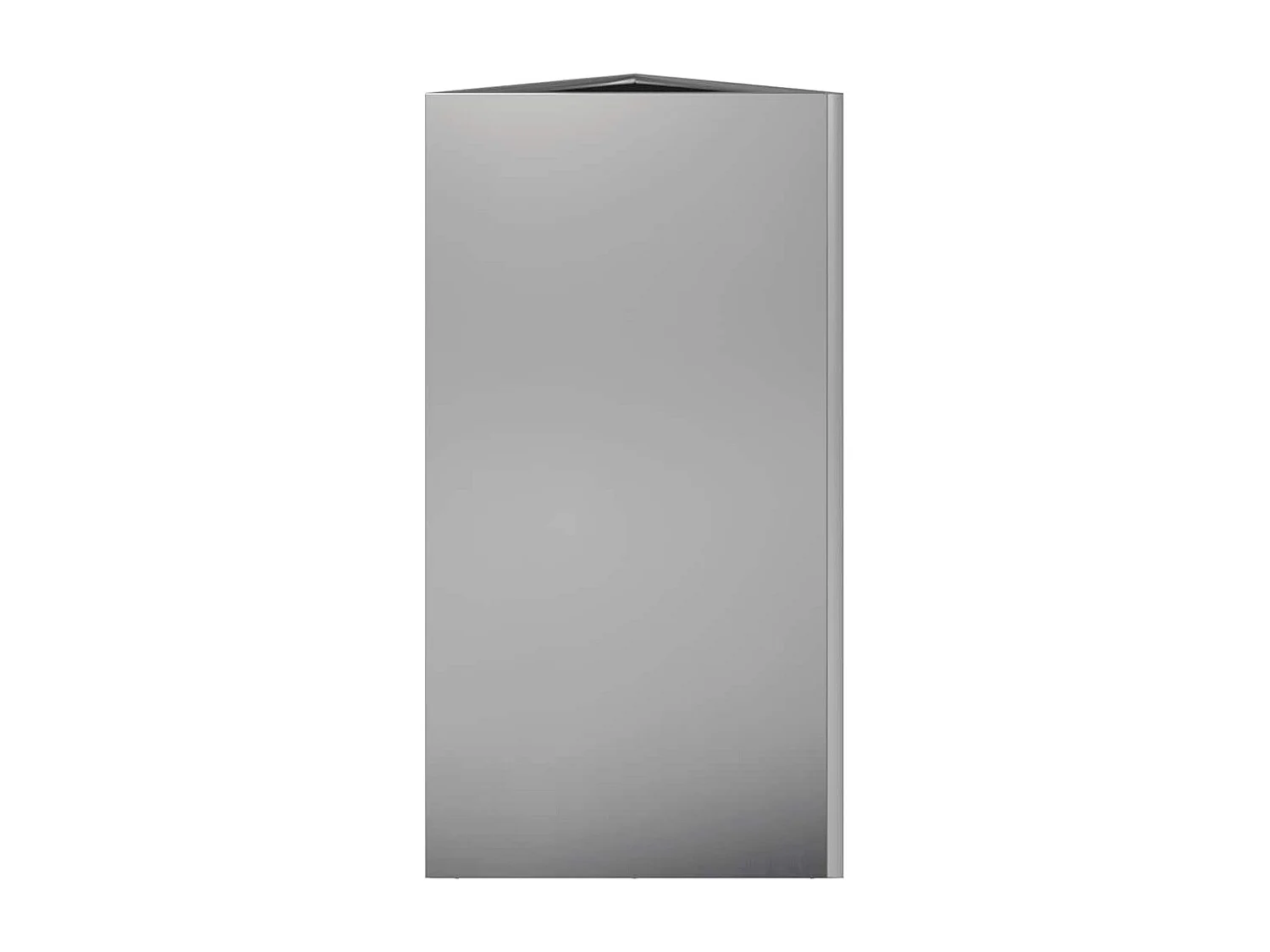 Macetero arriate elevado plantas flores terraza jardín triangular 40 x 34,5 x 70 cm acero galvanizado Plata 02_0038812