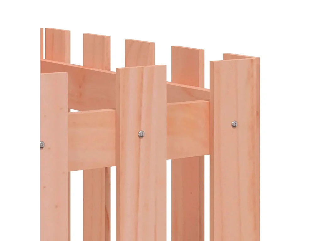 Jardinière bac lit surélevé bois marron 200 x 50 x 50 cm 02_0039829