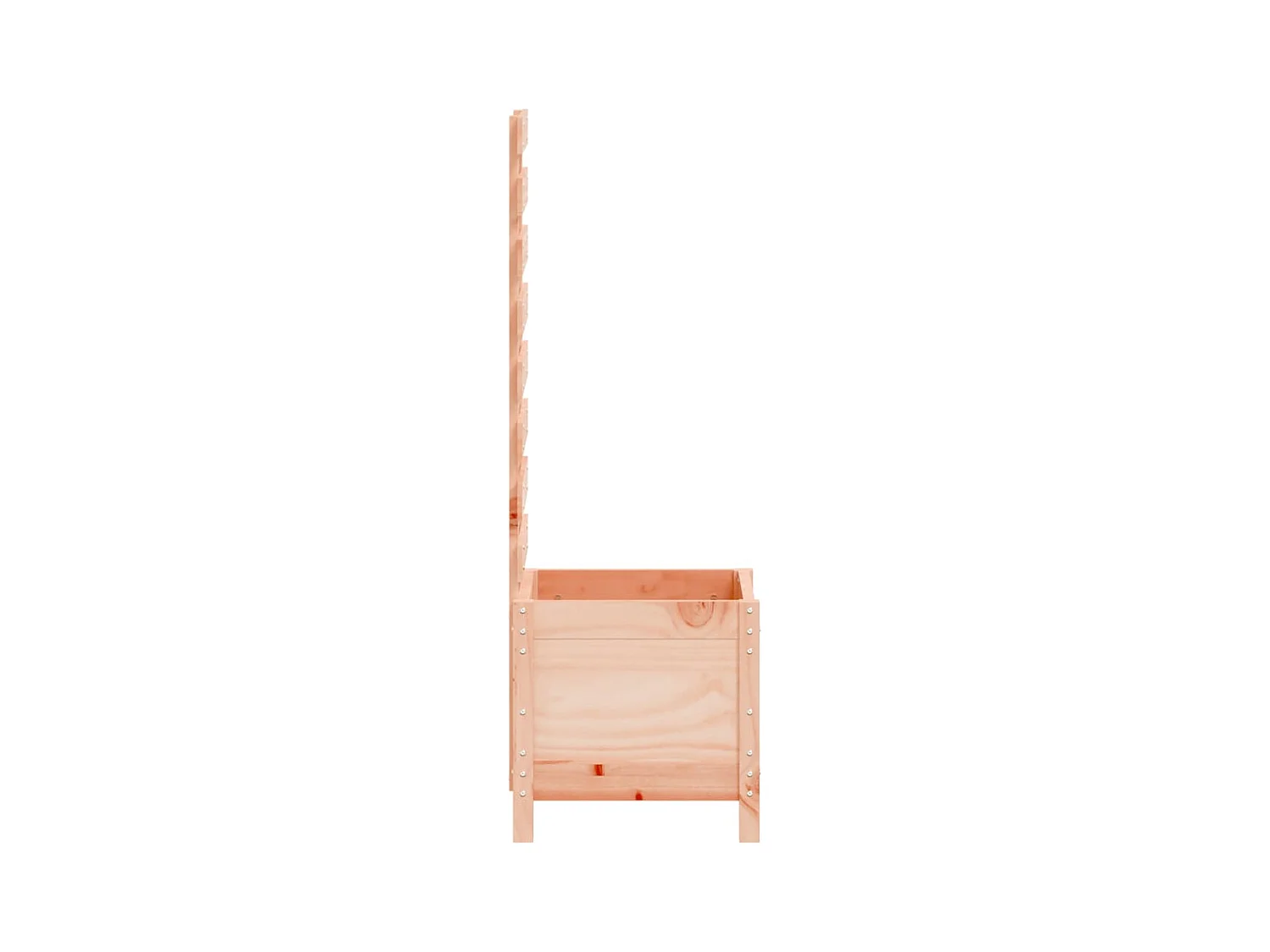 Jardinière bac lit surélevé bois marron 39 x 39.5 x 114 cm 02_0038216