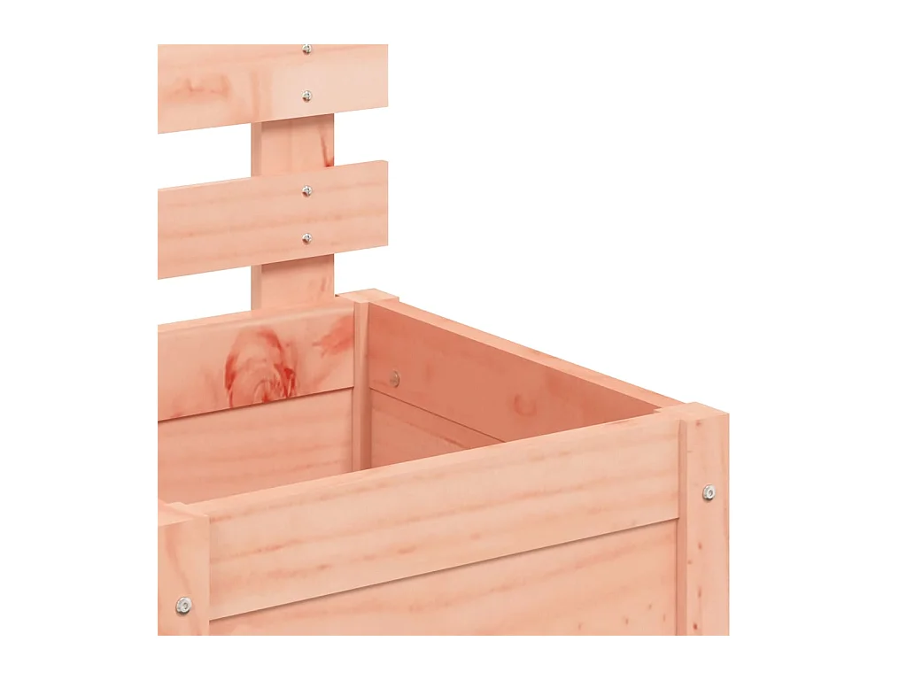 Jardinière bac lit surélevé bois marron 39 x 39.5 x 114 cm 02_0038216