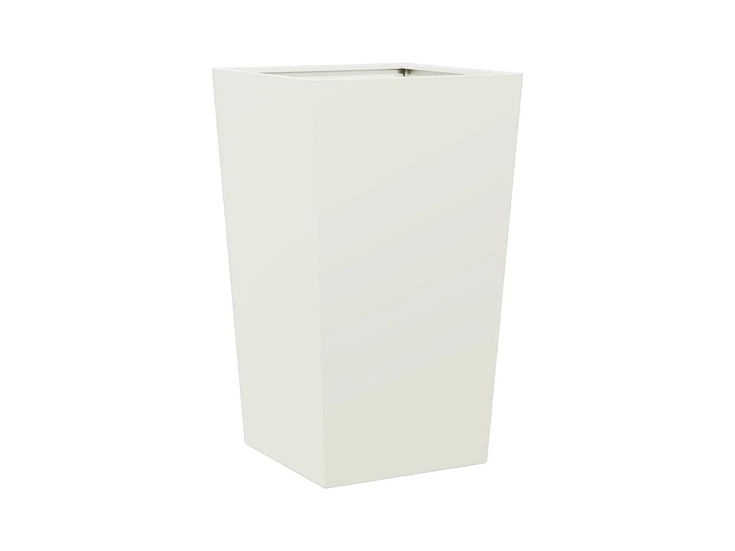 Jardinière bac lit surélevé blanche 45 x 45 x 75 cm 02_0037608