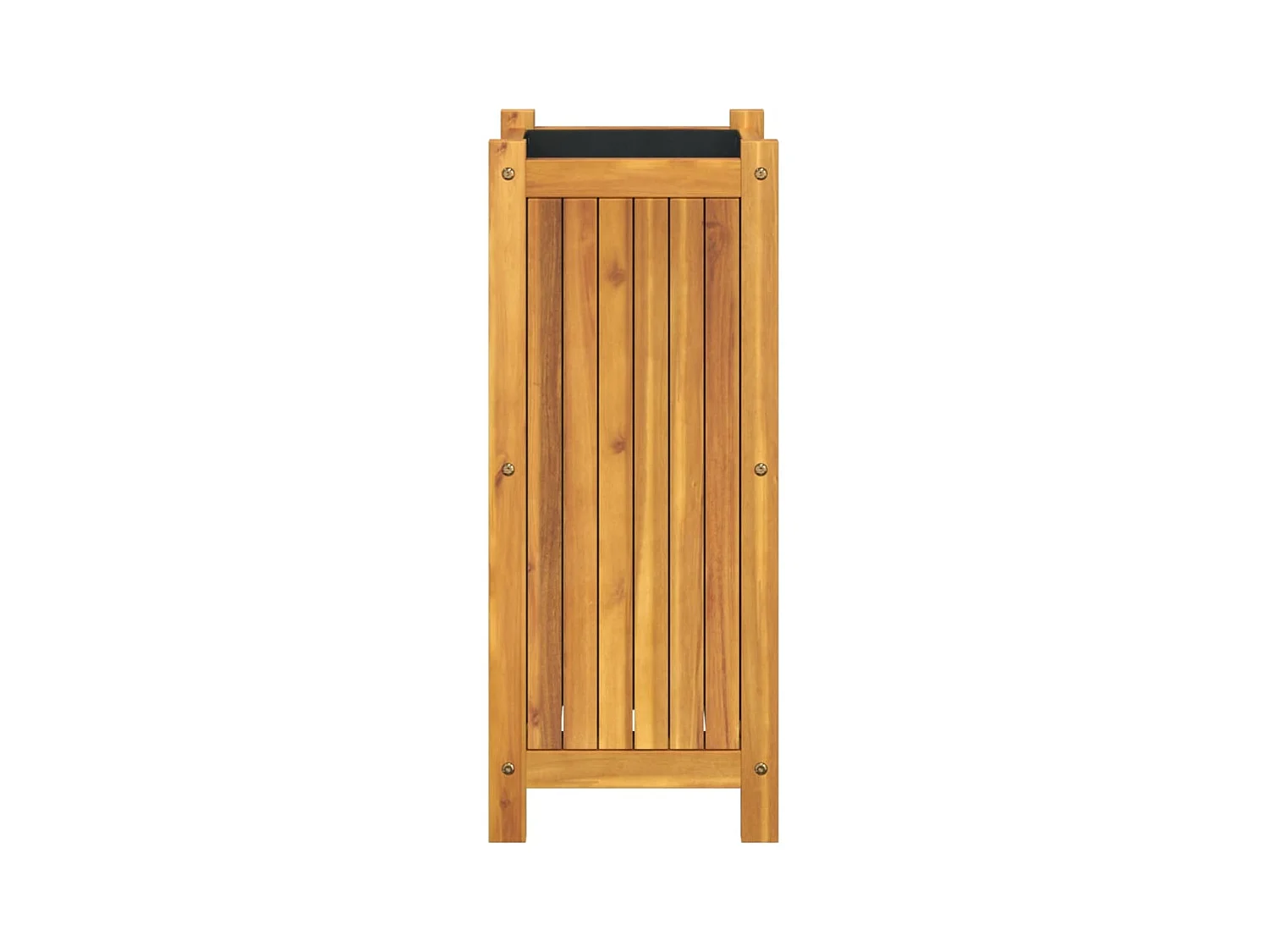 Jardinière bac lit surélevé bois marron 31 x 31 x 75 cm 02_0038131