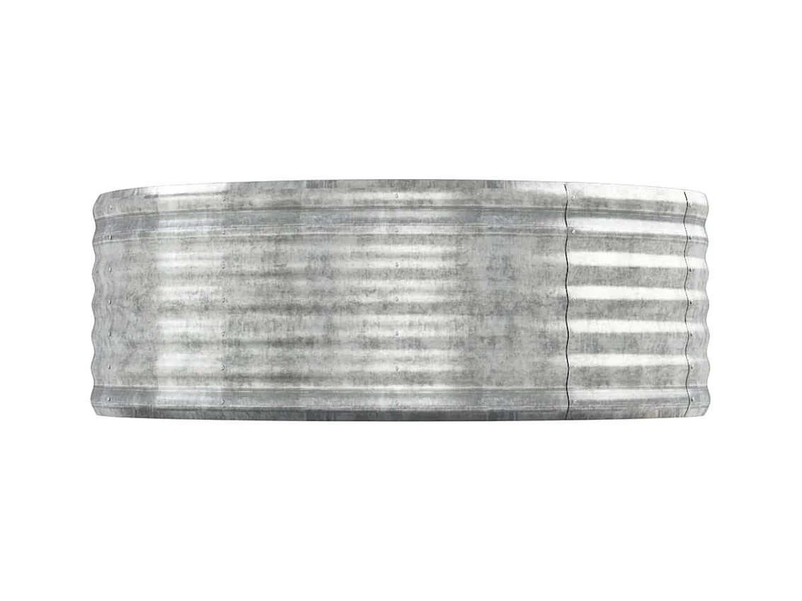 Jardinière bac lit surélevé argenté 544 x 100 x 36 cm 02_0039713