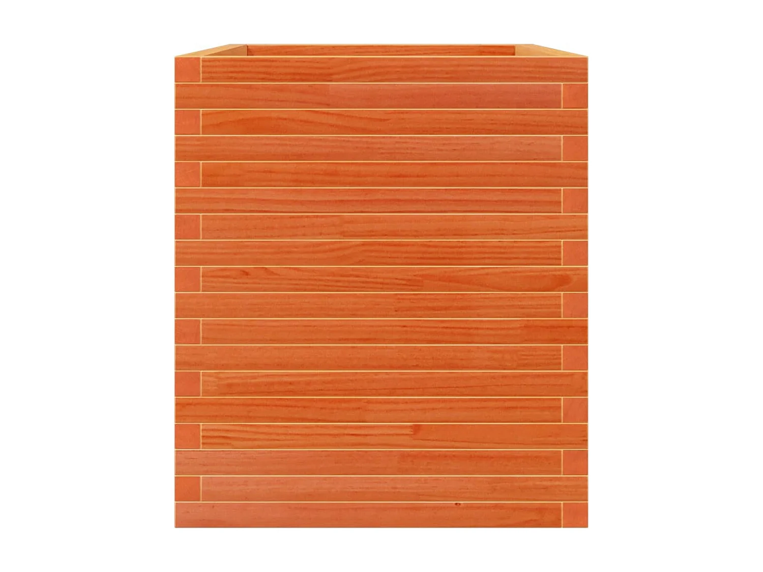 Vassoio per fioriera aiuola rialzata piante fiori terrazza giardino cera 90 x 60 x 68,5 cm legno di pino massiccio marrone 02_0038524