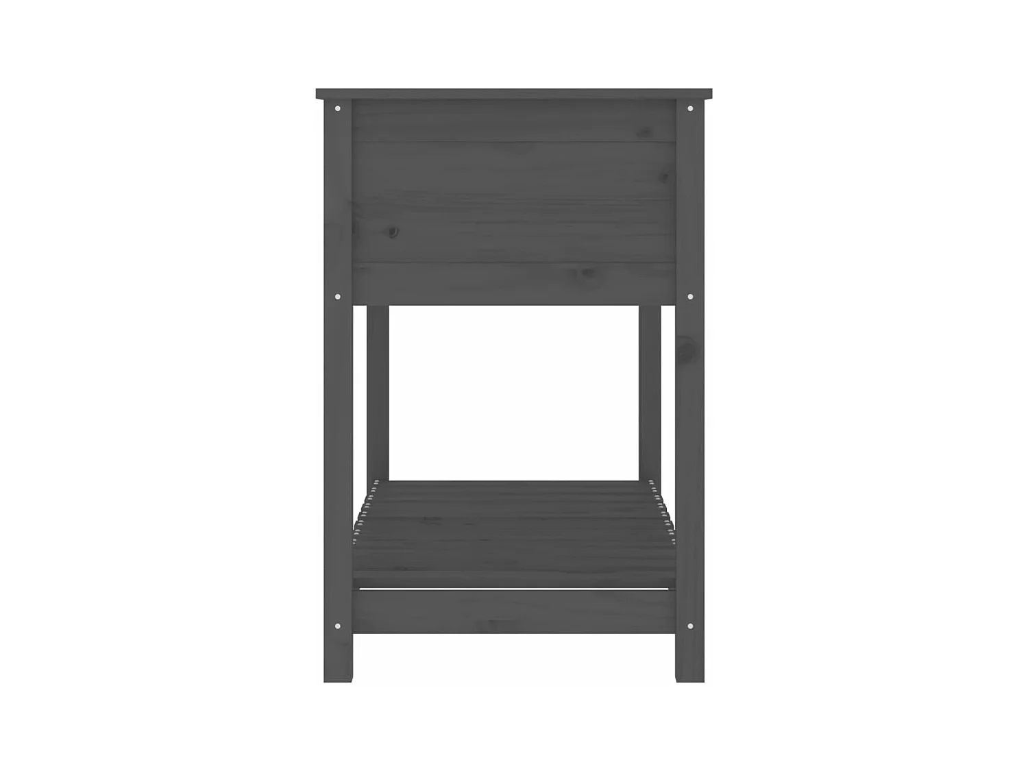 Jardinière bac lit surélevé bois marron 111.5 x 54 x 81 cm 02_0038387