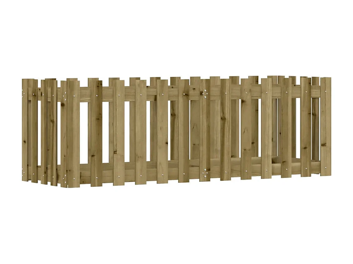 Jardinière bac lit surélevé bois marron 150 x 50 x 50 cm 02_0039816