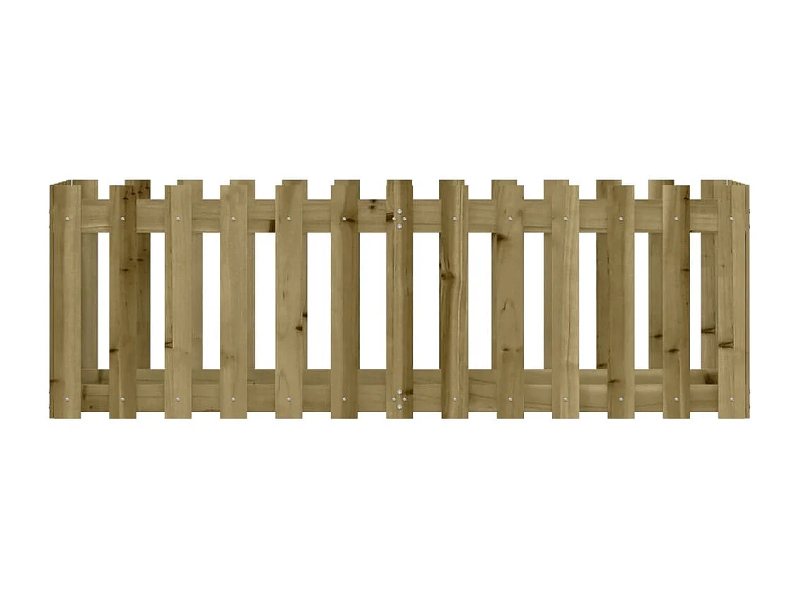 Jardinière bac lit surélevé bois marron 150 x 50 x 50 cm 02_0039816