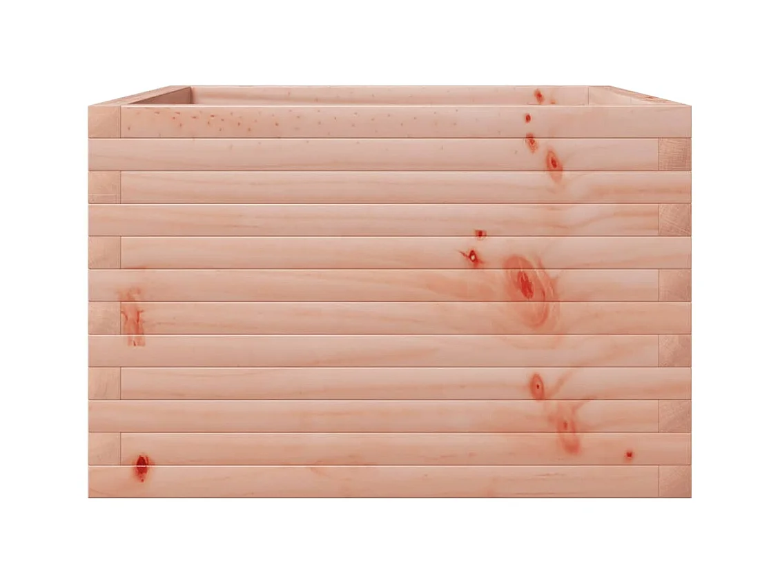 Jardinière bac lit surélevé bois marron 70 x 70 x 45.5 cm 02_0037816