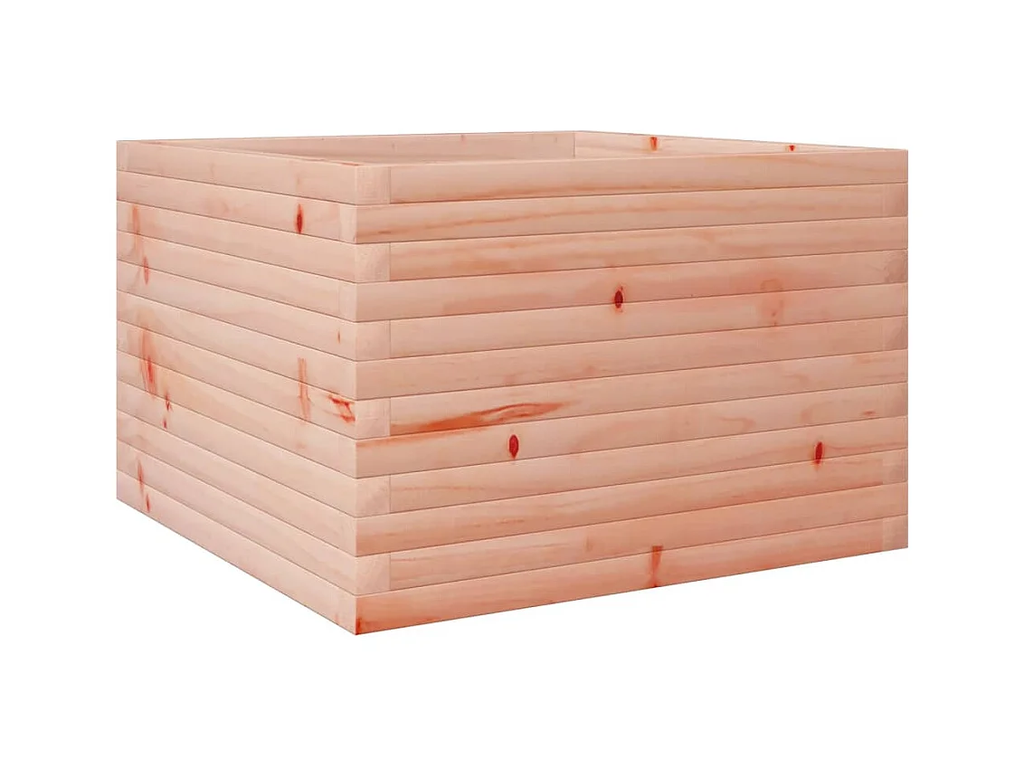 Jardinière bac lit surélevé bois marron 70 x 70 x 45.5 cm 02_0037816