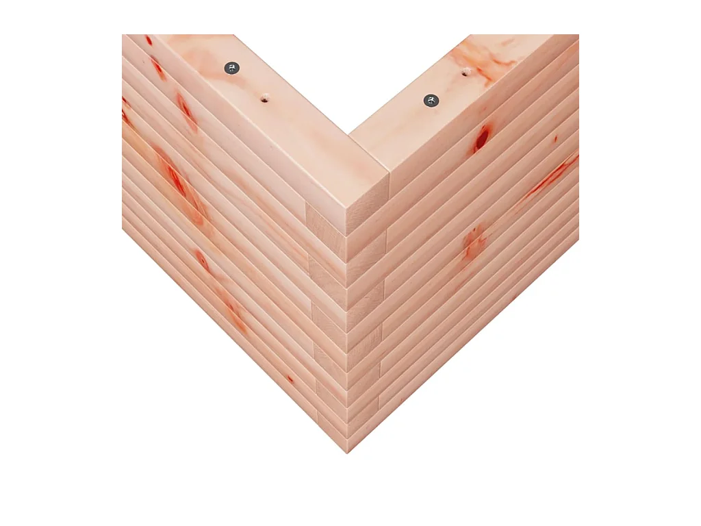 Jardinière bac lit surélevé bois marron 70 x 70 x 45.5 cm 02_0037816