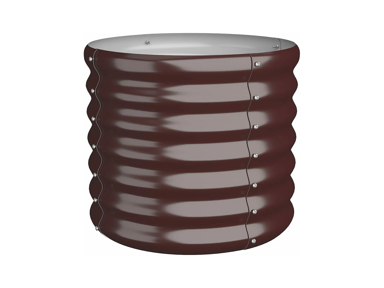 Jardinière bac lit surélevé marron 40 x 40 x 36 cm 02_0038570