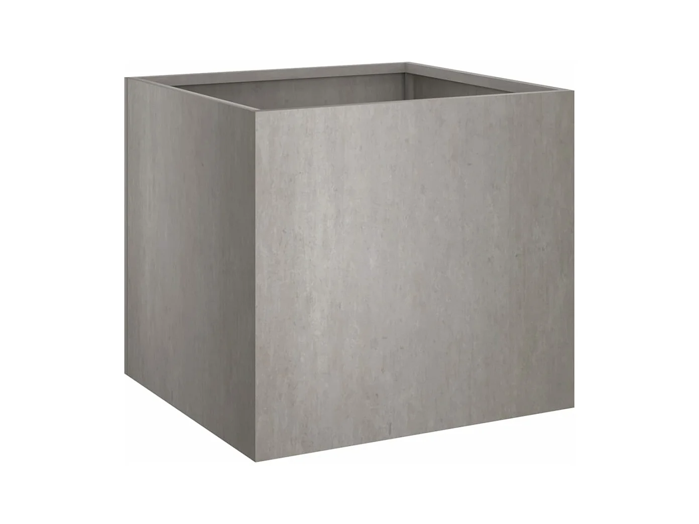 Vassoio fioriera aiuola rialzata piante fiori terrazzo giardino 42 x 40 x 39 cm acciaio corten marrone 02_0037603