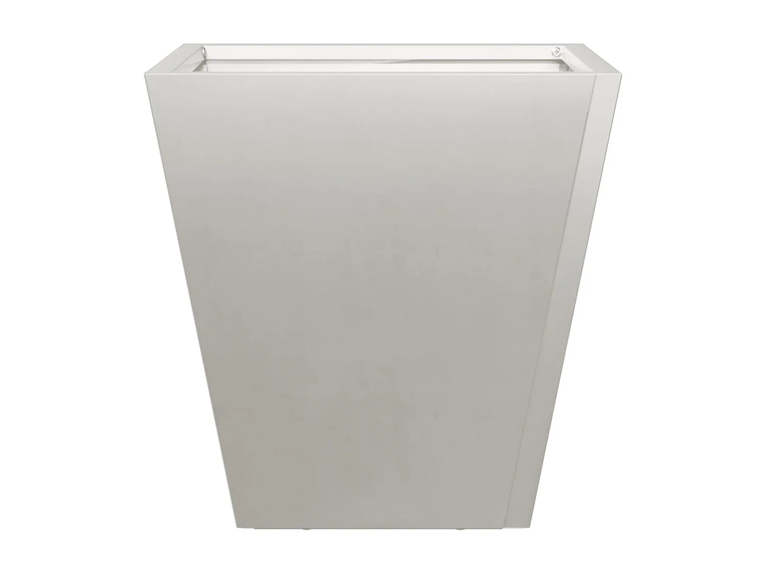 Vaso per fioriera aiuola rialzata piante fiori giardino terrazze set da 2 30 x 30 x 30 cm acciaio inox grigio chiaro 02_0038921