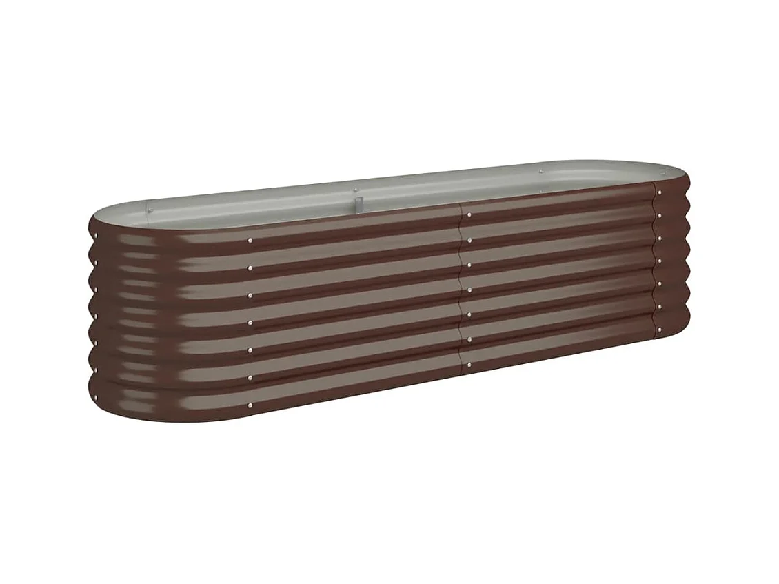 Jardinière bac lit surélevé marron 152 x 40 x 36 cm 02_0039557