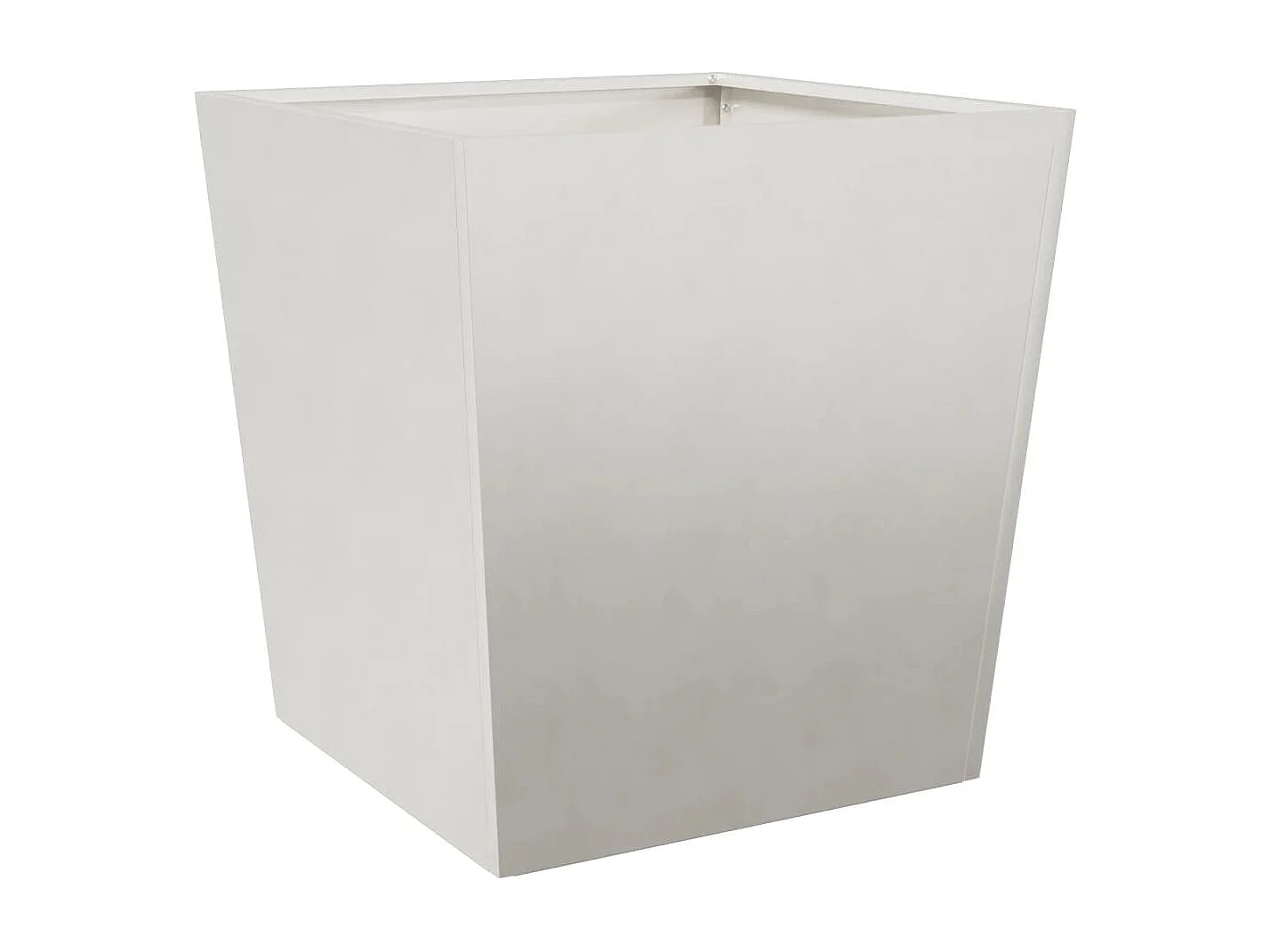 Macetero bancal elevado plantas flores terraza jardín 50 x 50 x 50 cm acero inoxidable gris claro 02_0037661