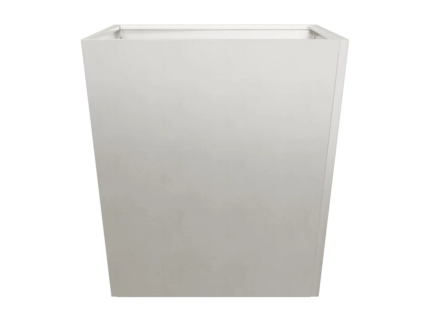 Macetero bancal elevado plantas flores terraza jardín 50 x 50 x 50 cm acero inoxidable gris claro 02_0037661