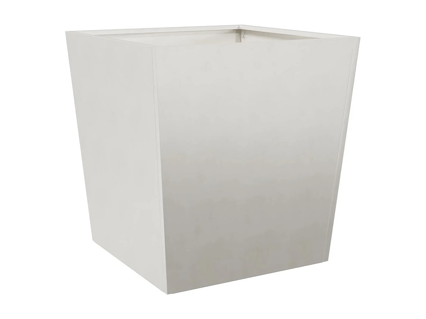 Macetero bancal elevado plantas flores terraza jardín 50 x 50 x 50 cm acero inoxidable gris claro 02_0037661